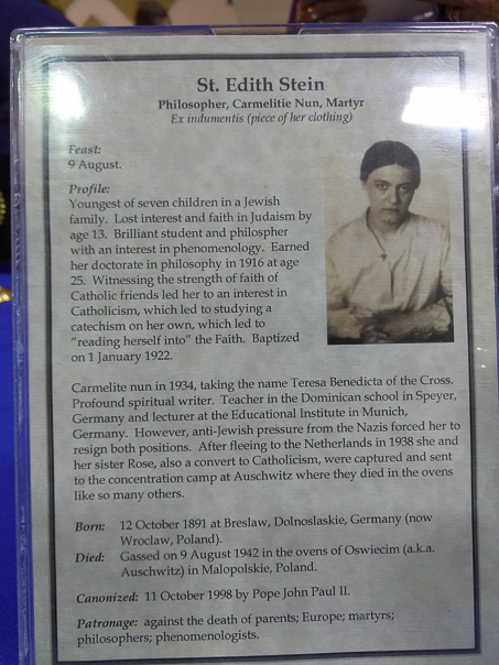 Saint Edith Stein