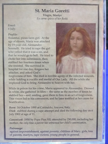 Saint Maria Goretti