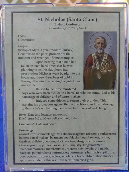 Saint Nicholas (Sant Claus)